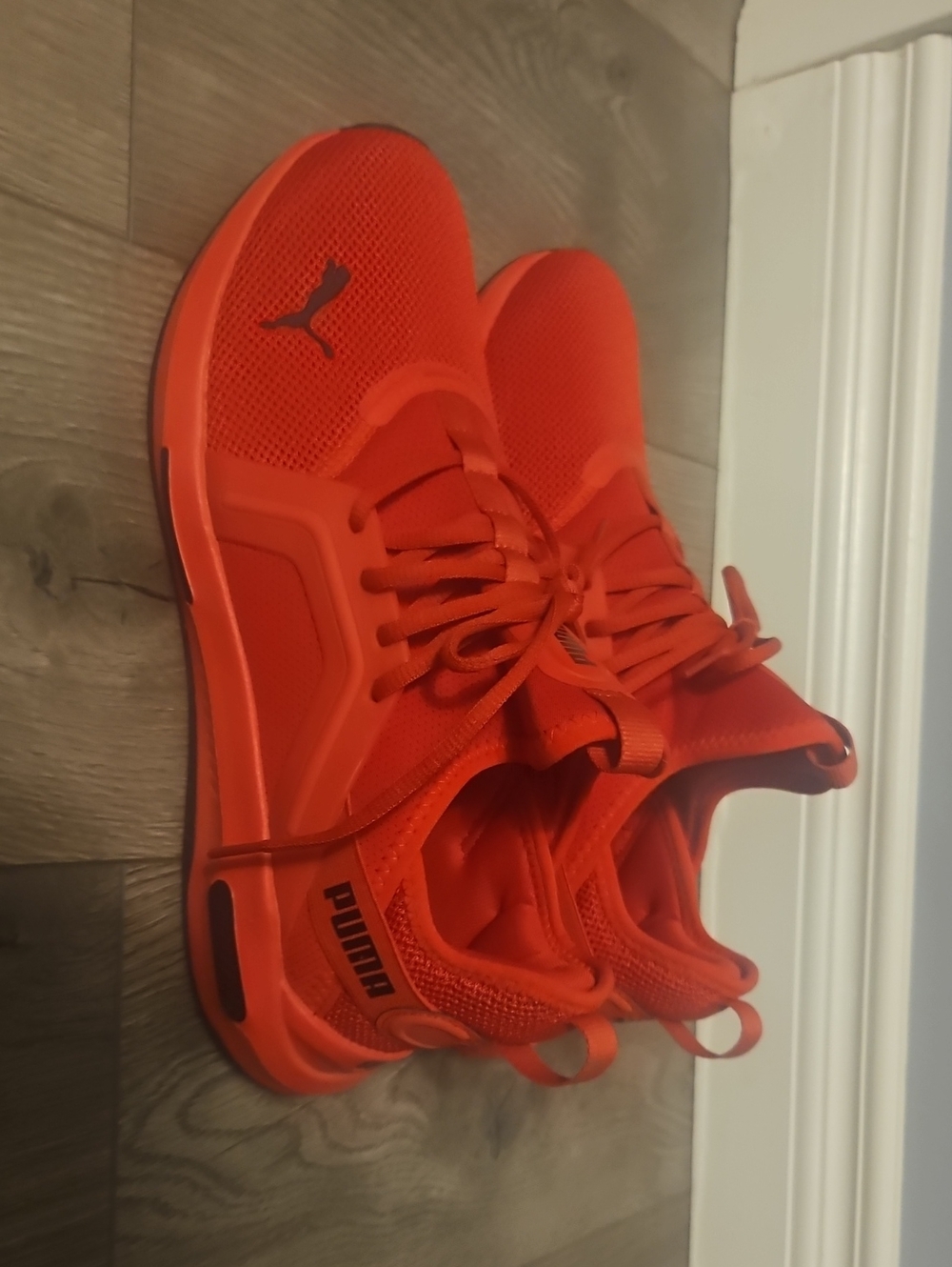 Puma Men's Bright Orange Performance Sneakers